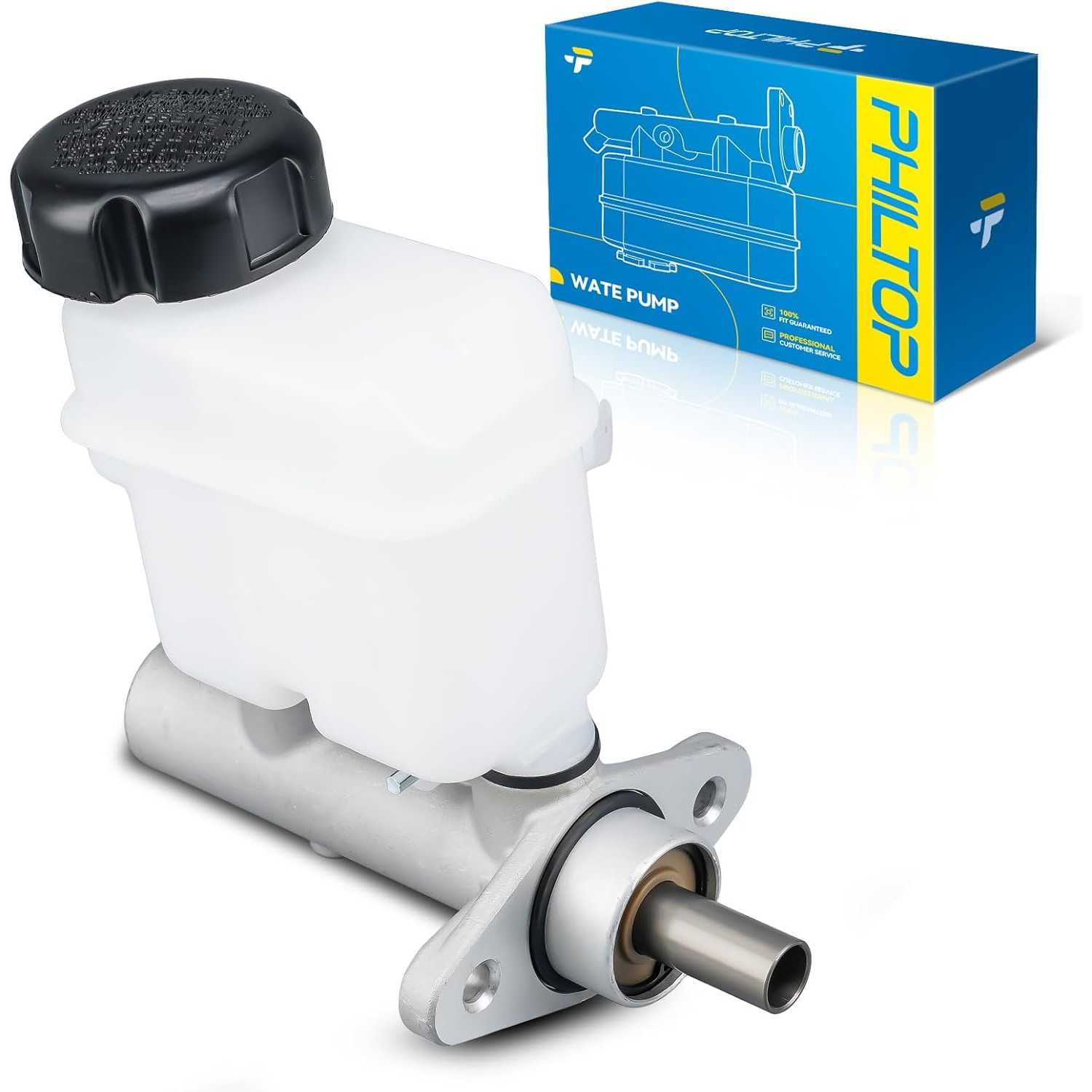 PHILTOP Brake Master Cylinder with Reversior Compatible with 2006-2010 Hyundai Sonata, 2006-2013 Hyundai Azera, Replace OE# M630