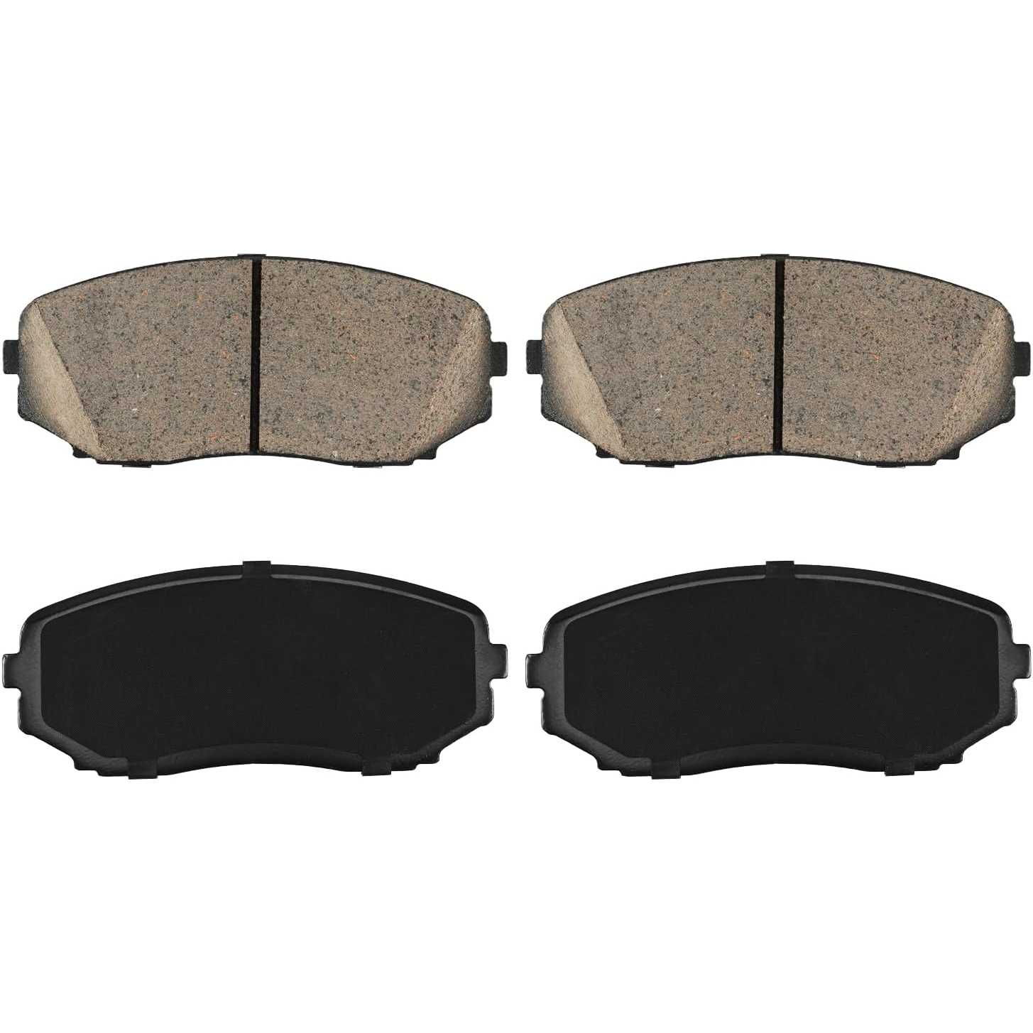 edge pad 3handred bruntバージョン 25 black② 2010-2011 Ford Edge Front Ceramic Brake Pad Set L2Y63328ZA | PHILTOP