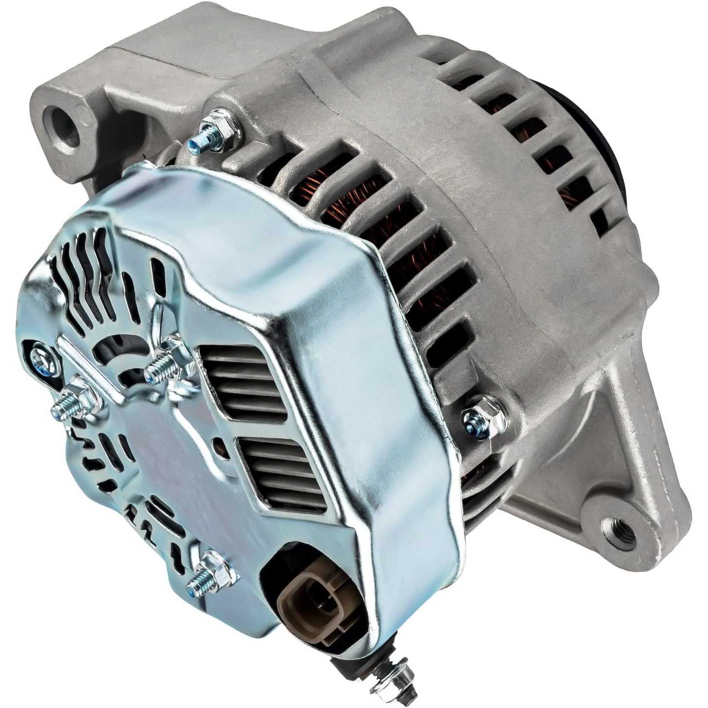 PHILTOP Alternator Compatible With Suzuki for 1999-2004 Grand Vitara 2.5L (80 Amp) 13795N 12V CW 4-Groove Pulley