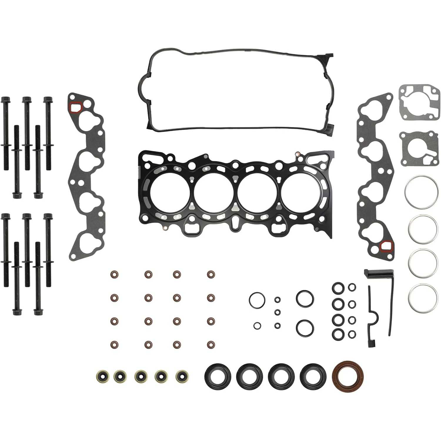 PHILTOP HS9915PT Head Gasket Set Compatible with Civic 1992-1995, Civic del Sol 1993-1995, 1.6L 1588CC 98Cu. in. l4 Gas SOHC, He
