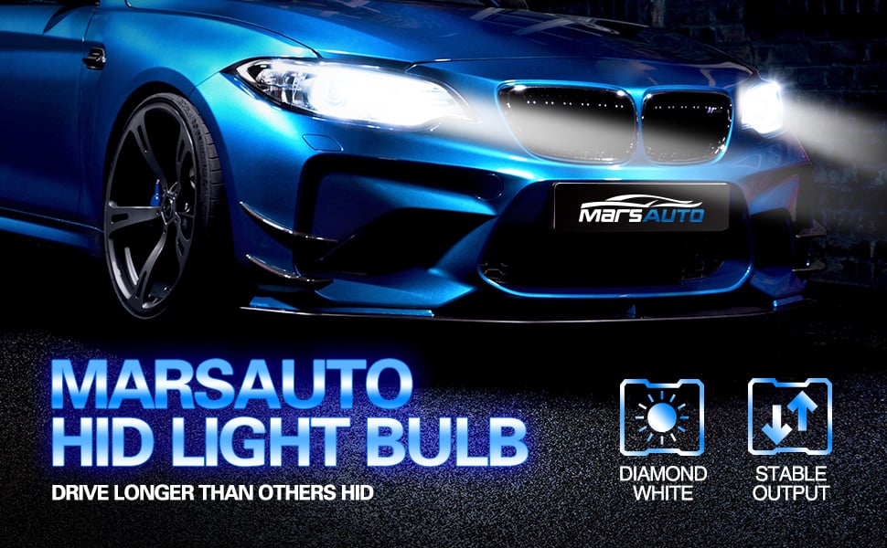 D1S HID Bulb 6000K 35W Xenon HID Replacement Bulb Diamond White with a Pair of Gloves for 12V Cars