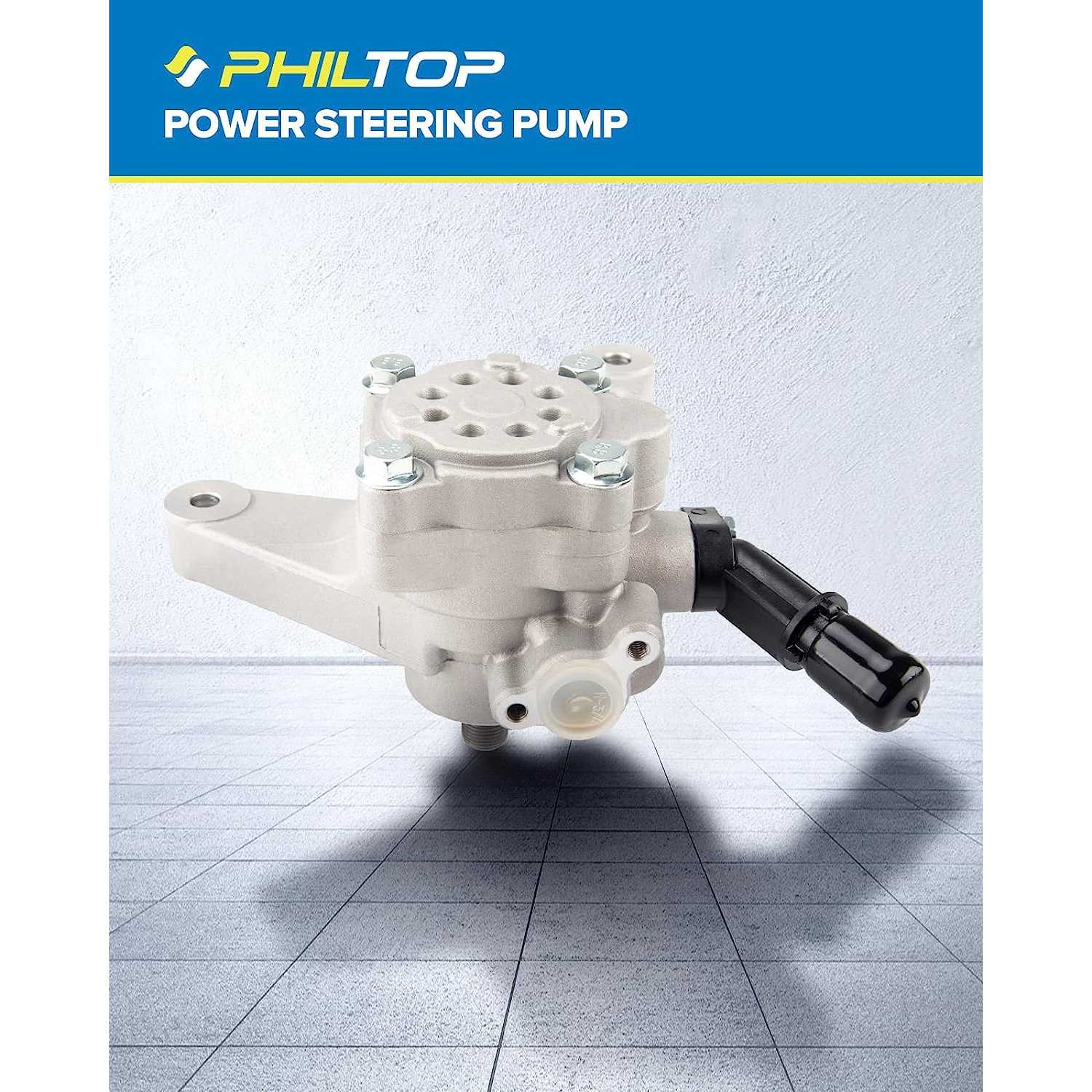 21-5349 Power Steering Pump PHILTOP OE Fit For Accord 2006-2007 3L, Power Assist Pump 56110RCAA01, 56110RDJA01, 56110RDJA02 8