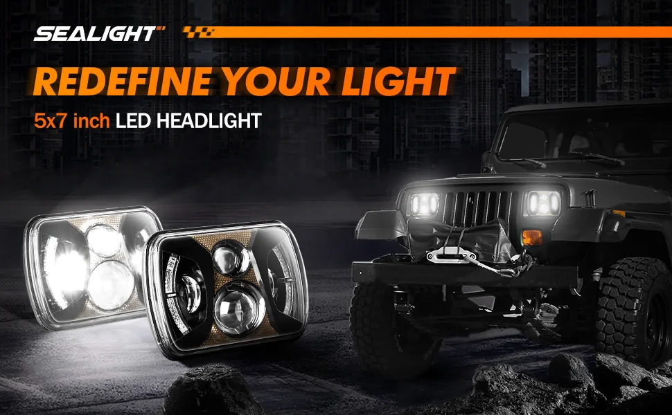 5x7 Inch Led headlights