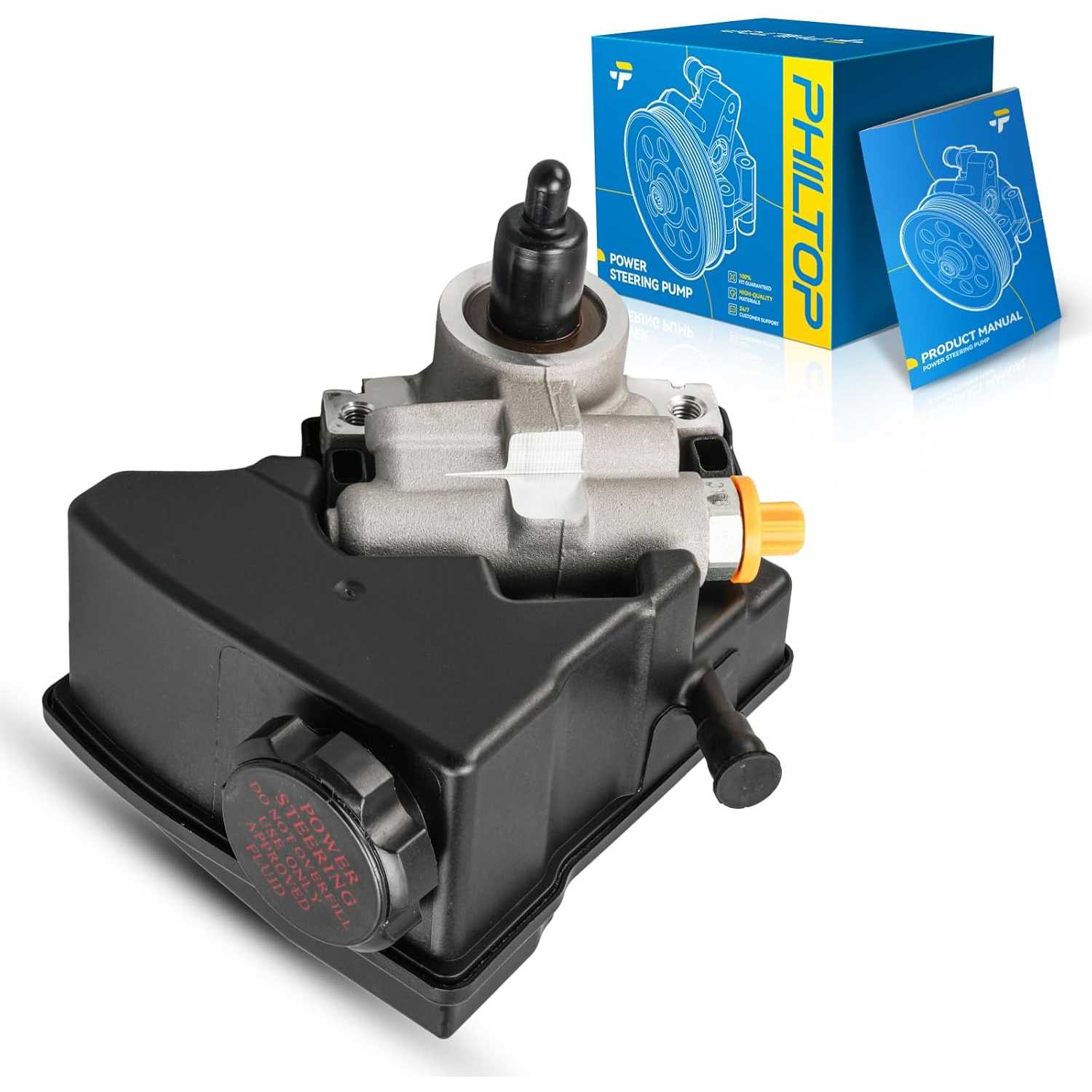 PHILTOP Power Steering Pump Replacement 2057888, Fit for Century, Regal, Lumina, Monte Carlo, Impala, Cutlass Supre me, Grand Pr