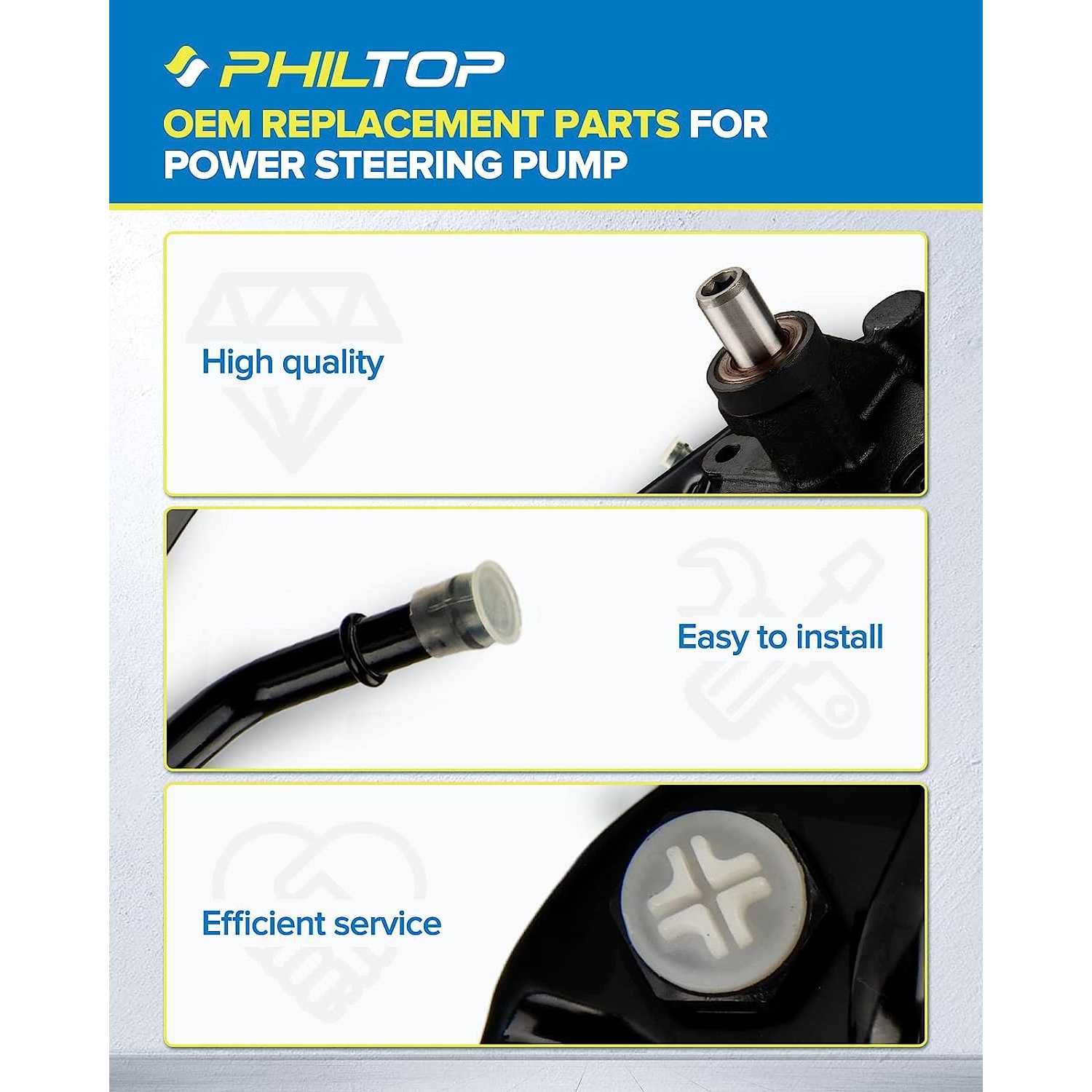 Power Steering Pump for 2011 Chevrolet Tahoe 4