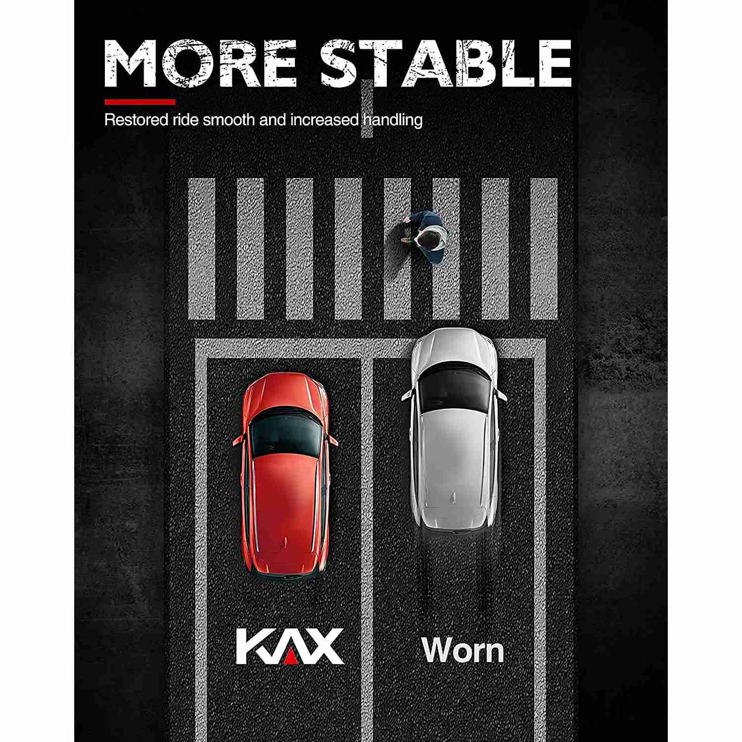KAX® 2005-2010 Cobalt Chevrolet Complete Struts and Shocks 4Pcs 4