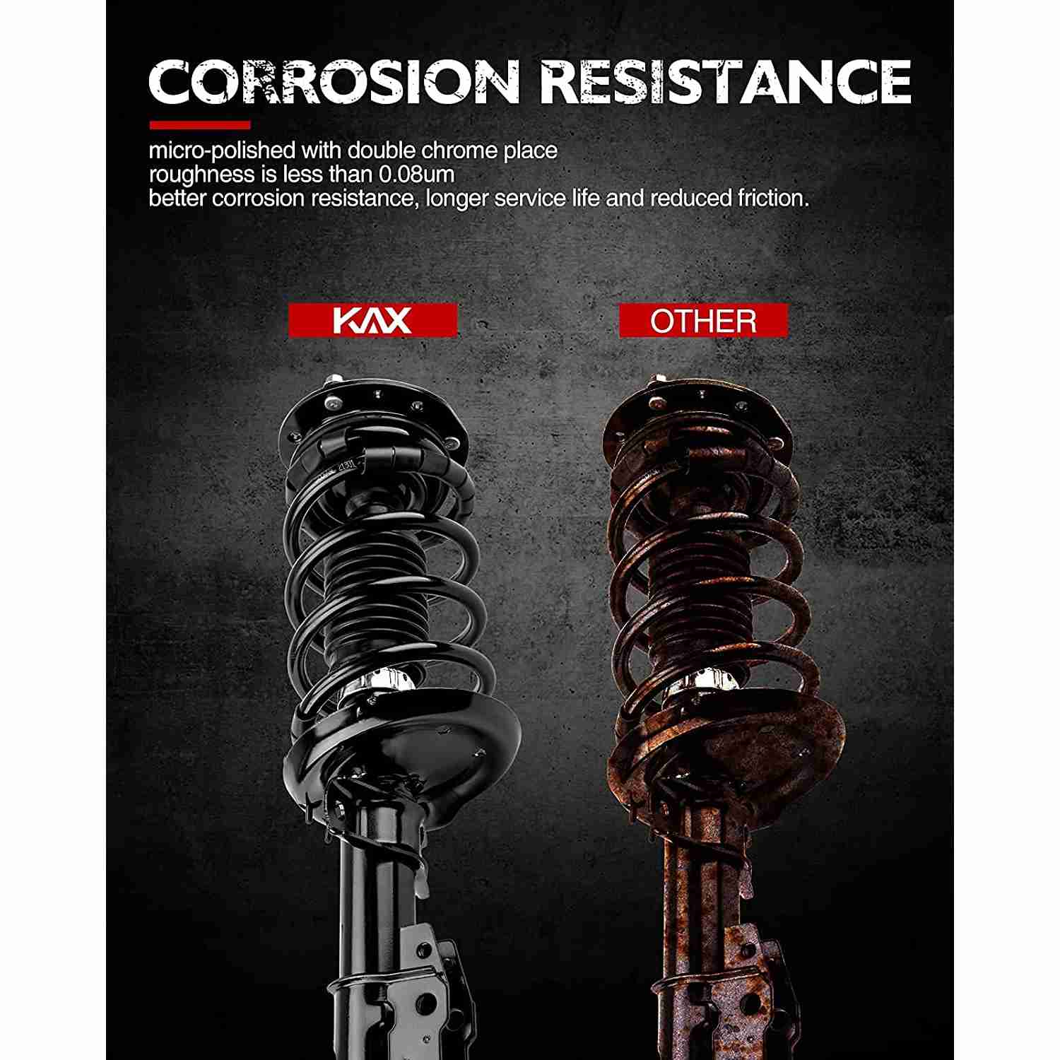 KAX® 2005-2010 Cobalt Chevrolet Complete Struts and Shocks 4Pcs 5