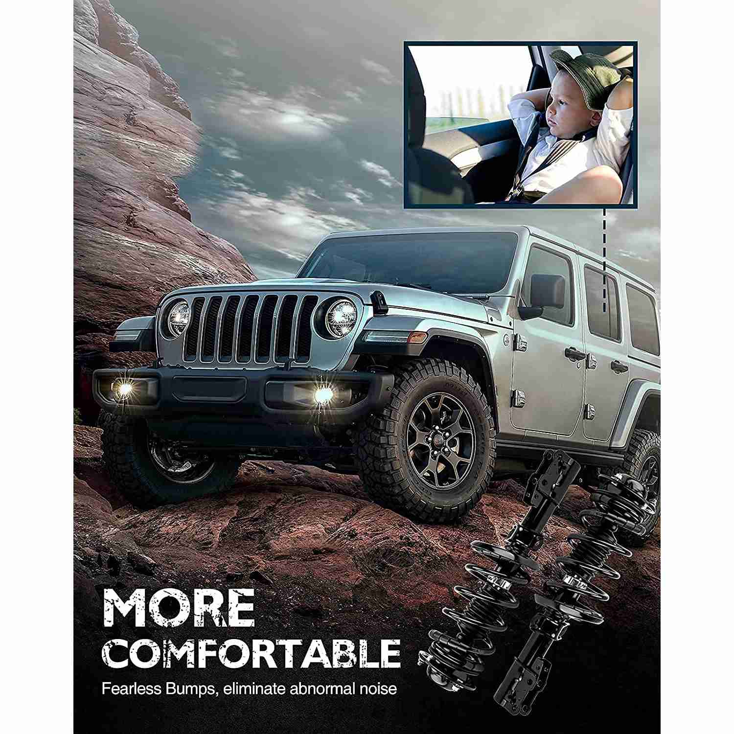 KAX® 2005-2010 Cobalt Chevrolet Complete Struts and Shocks 4Pcs 3