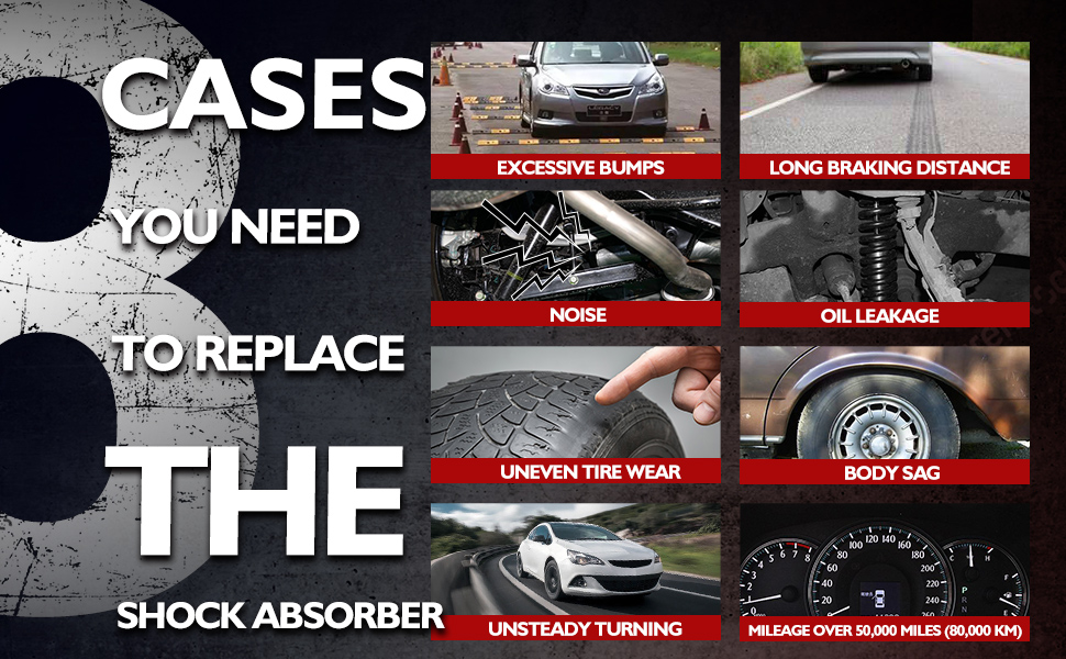 When do I need to replace worn shocks or struts?