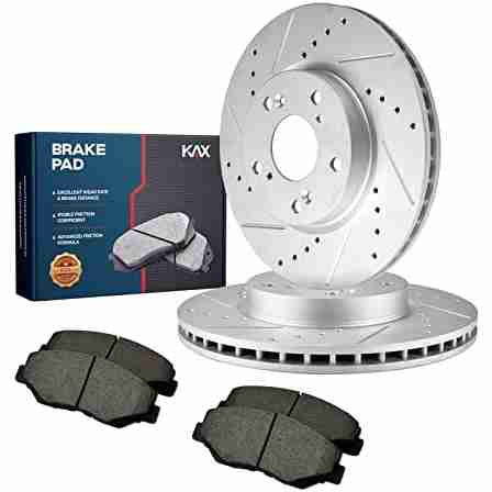KAX® 2005-2021 Tacoma Front Brake Rotors and Pads 0
