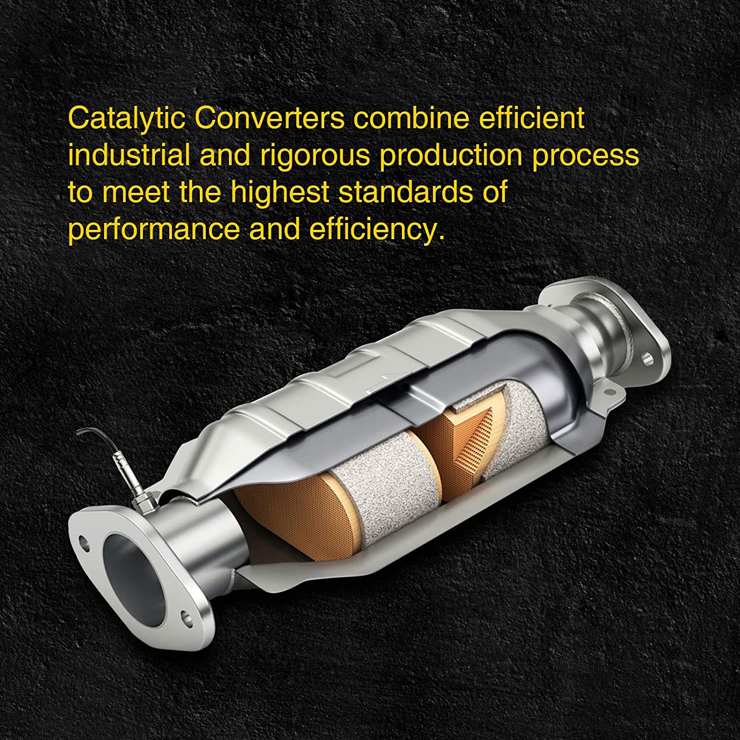 Suncent® 2012-2017 Toyota Camry 2.5L(NO fit Hybrid) Catalytic Converter 1Pc (EPA Compliant) 4