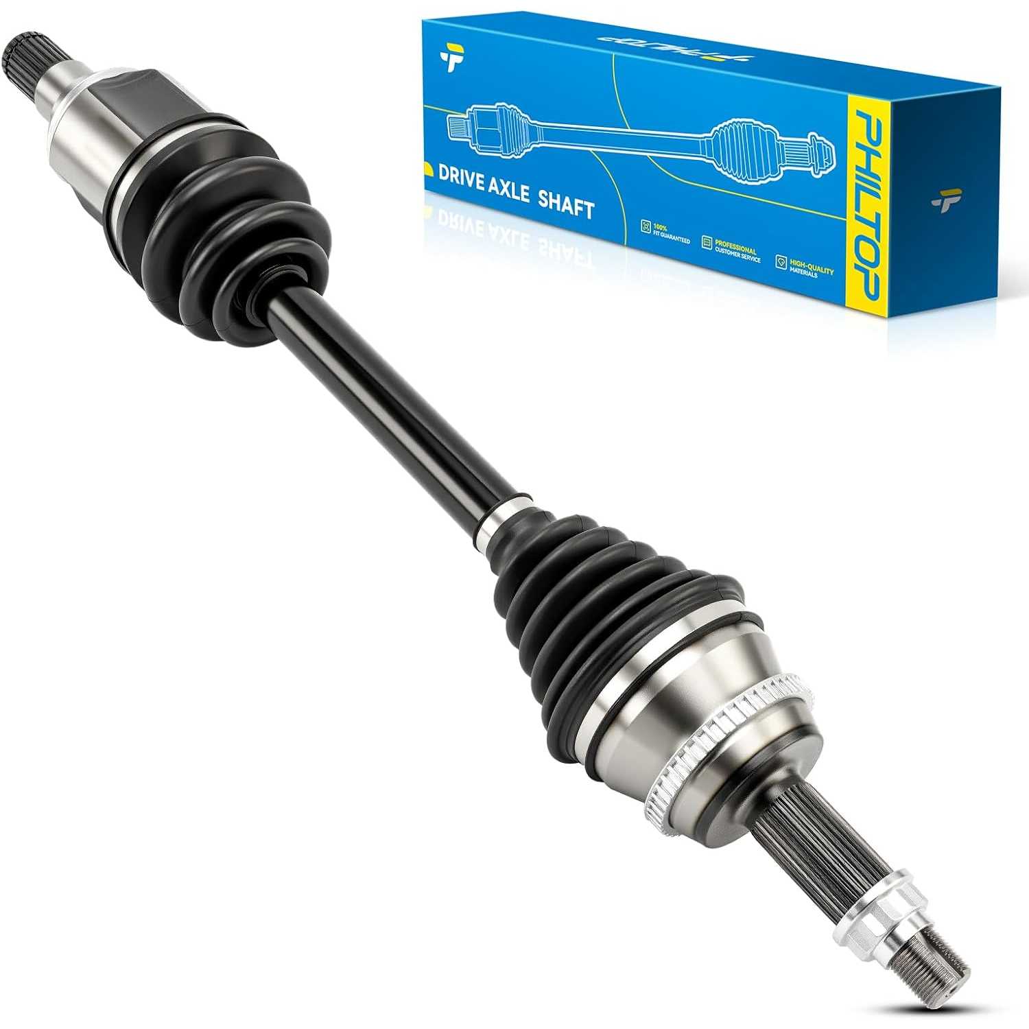 PHILTOP Front Left CV Axle Shaft Assembly Fit for 2007-2017 Camry, 2008-2018 Avalon 3.5L, 2007-2024 ES350, 1 PCS CV Axles