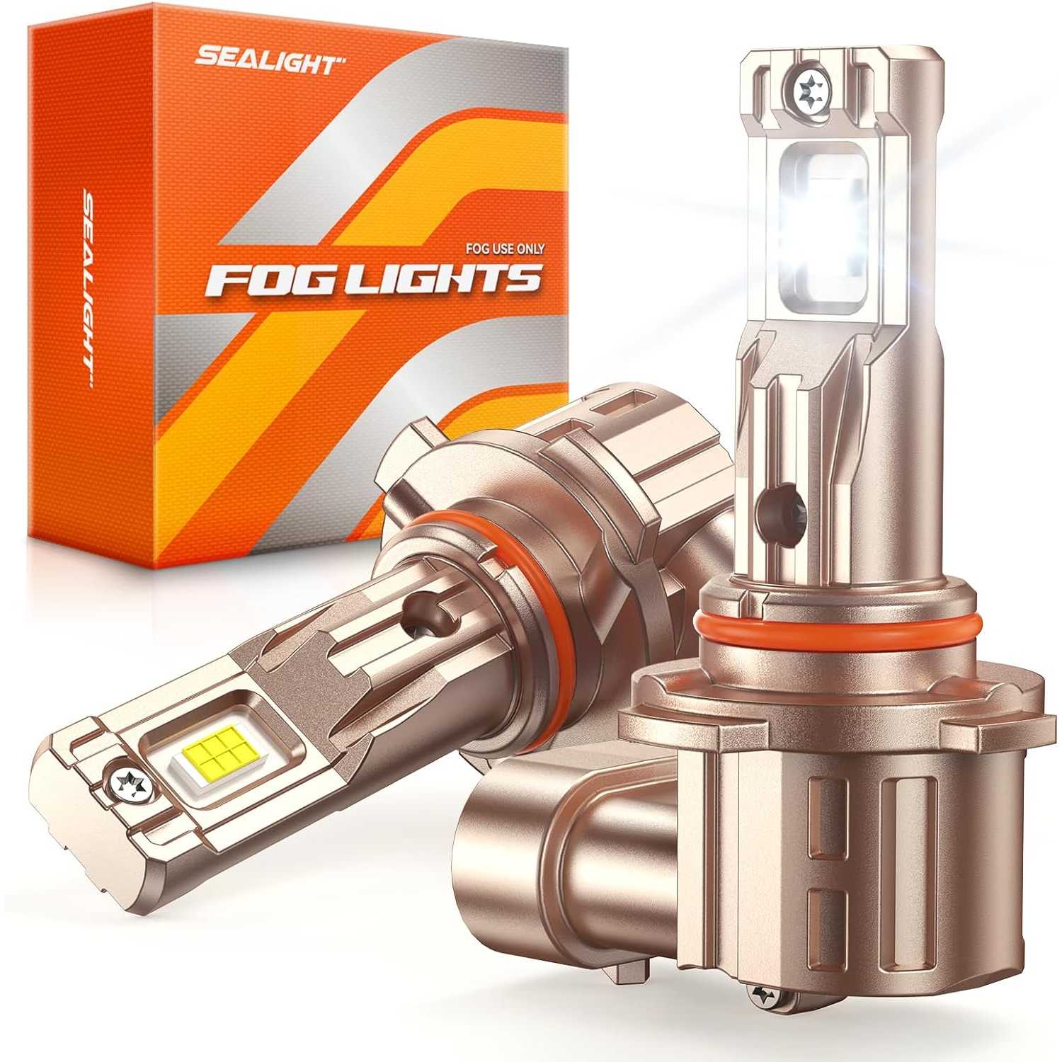 SEALIGHT® F3S H10/9140/9145 LED Fog Light Bulbs 6500K White 26W 18000LM IP68 2PCS