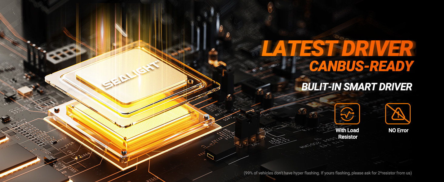 SEALIGHT 7443 7440 LED Bulb reverse backup brake lights 6000k white 