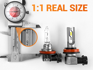 1:1 Size Replacement