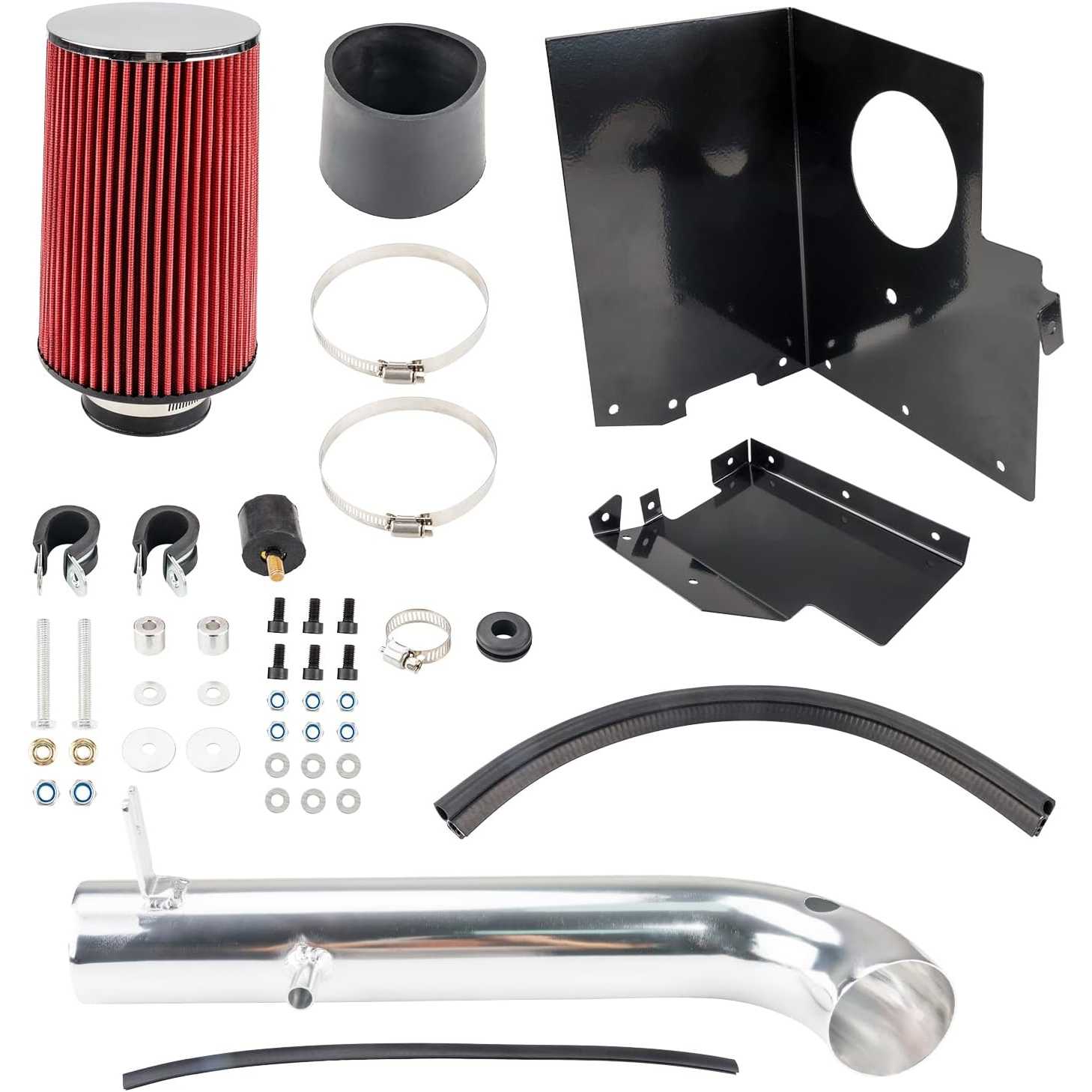 AUTOSITY® High Flow Performance Cold Air Intake Kits w/Filter for 2012-2018 Jeep Wrangler JK 3.6L V6 3