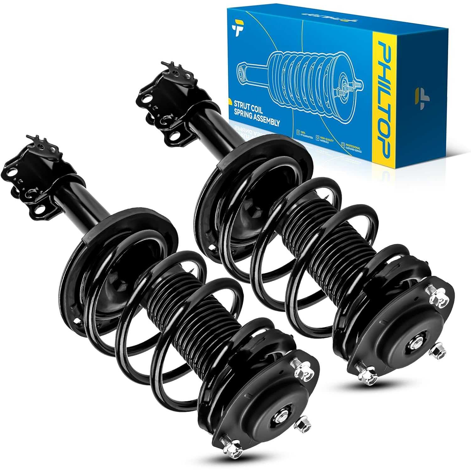PHILTOP Shock Absorbers Rear Right&Rear Left Automotive Replacement Shocks Compatible with Camry 2012-2017