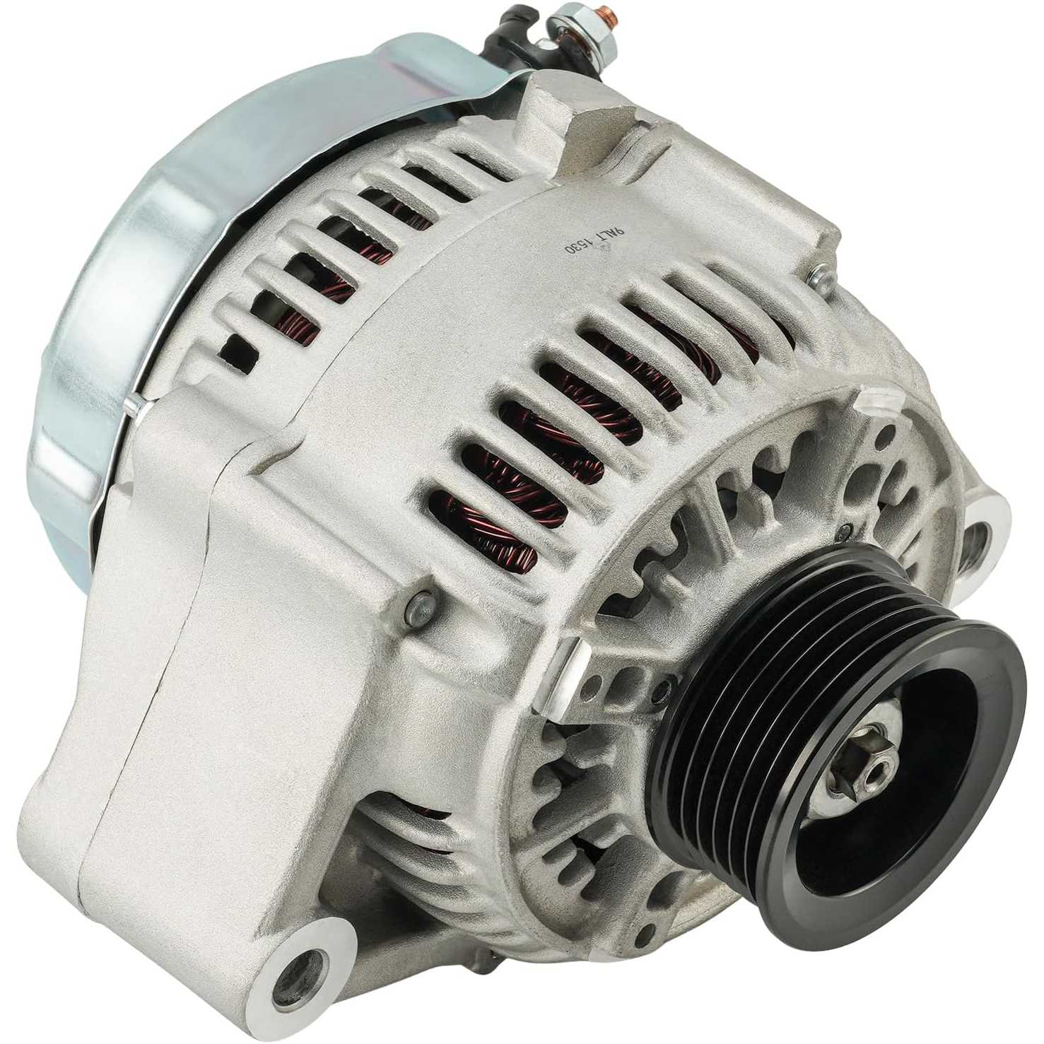 PHILTOP Alternator Compatible With Lexus for 1995-1997 LS400 (80 Amp) 13669N 12V CW 6-Groove Pulley