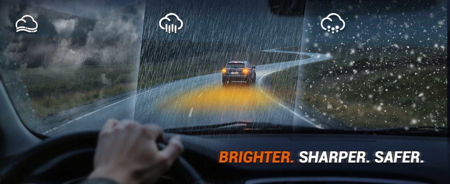 SEALIGHT 7443 LED Bulb Amber Yellow Front Rear Turn Signal Upgraded 7440 T20 7444 7441 W21W 992