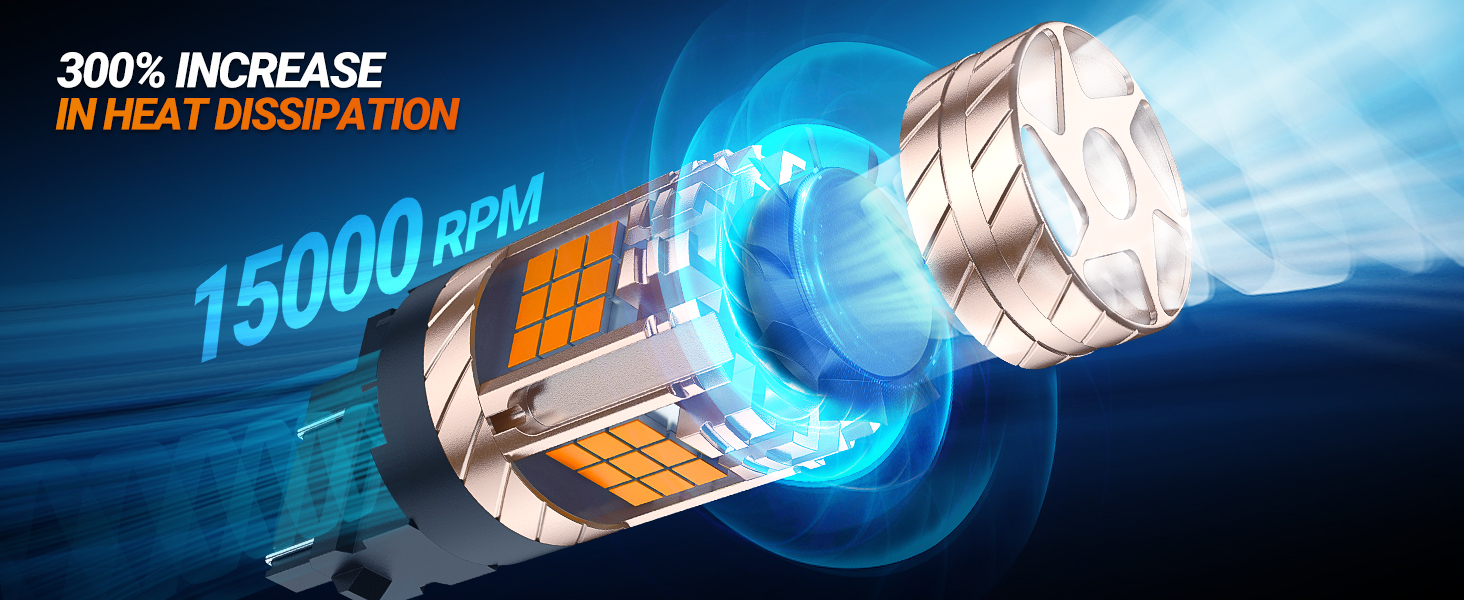 sealight 3157 3156 led bulb amber yellow