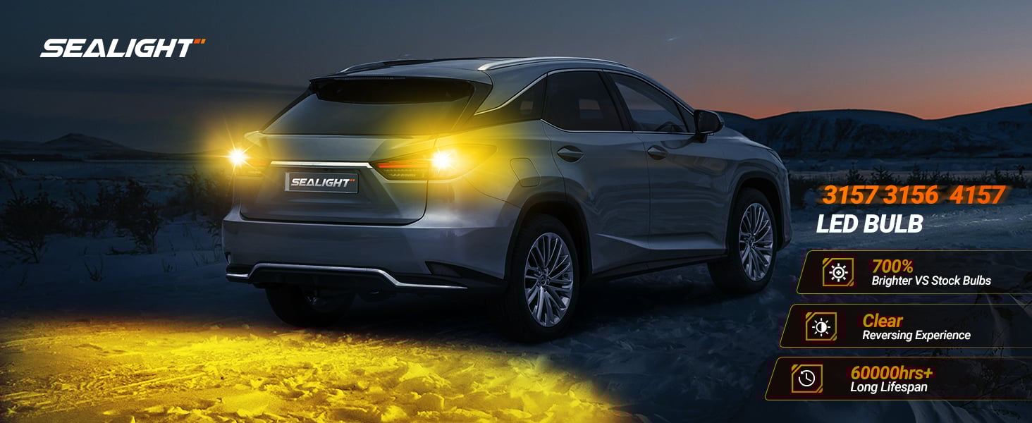 3157 led turn signal bulbs amber light