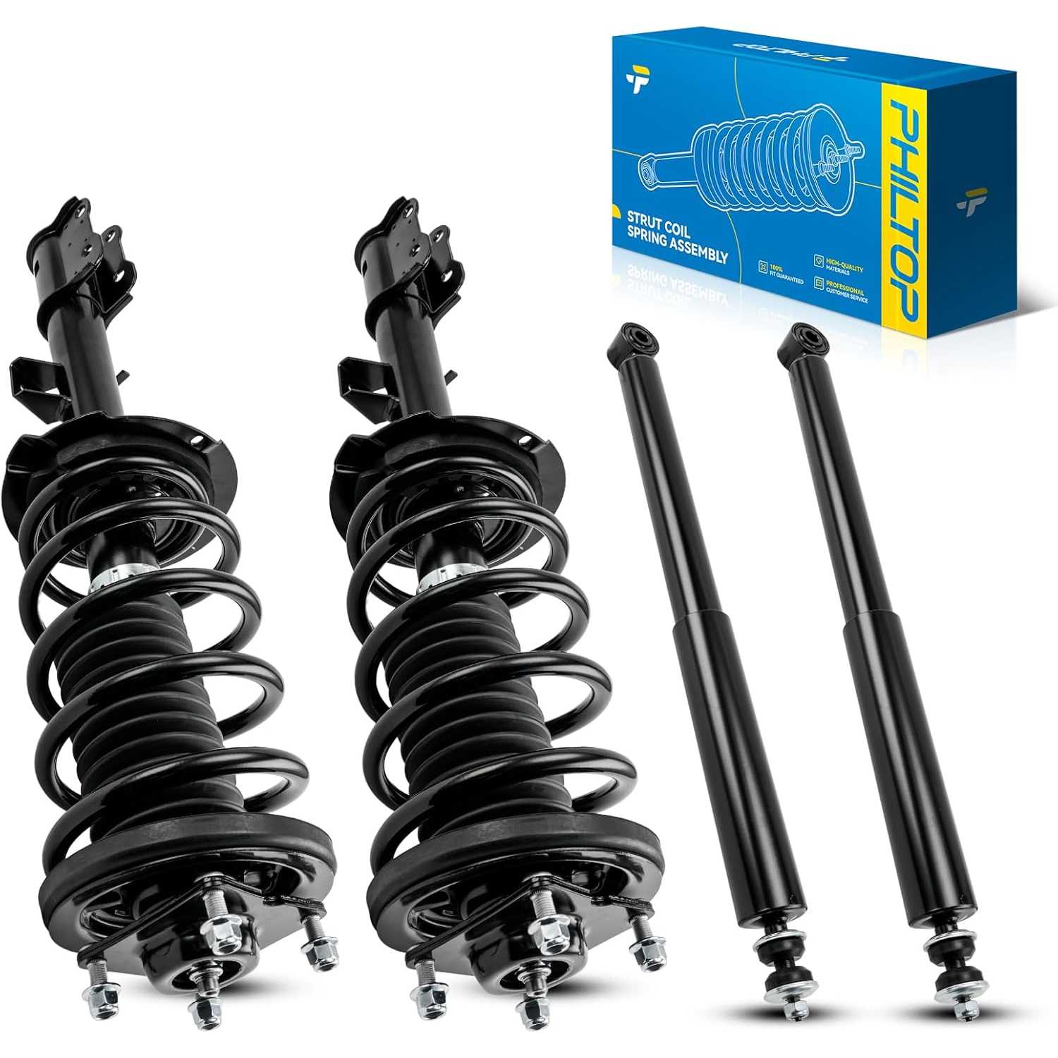 PHILTOP Struts Front And Rear Shocks Automotive Replacement Shocks