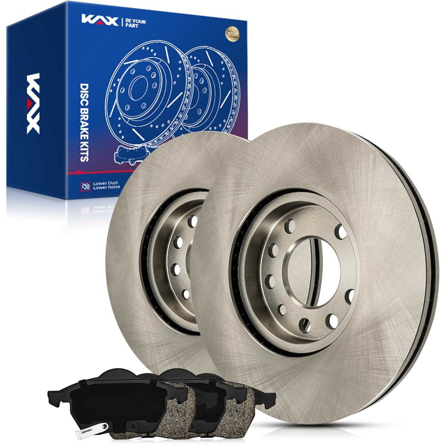 2001-2003 Saturn L200/2001-2005 Saturn L300 Front Ceramic Brake Pad & Rotor Kit 0