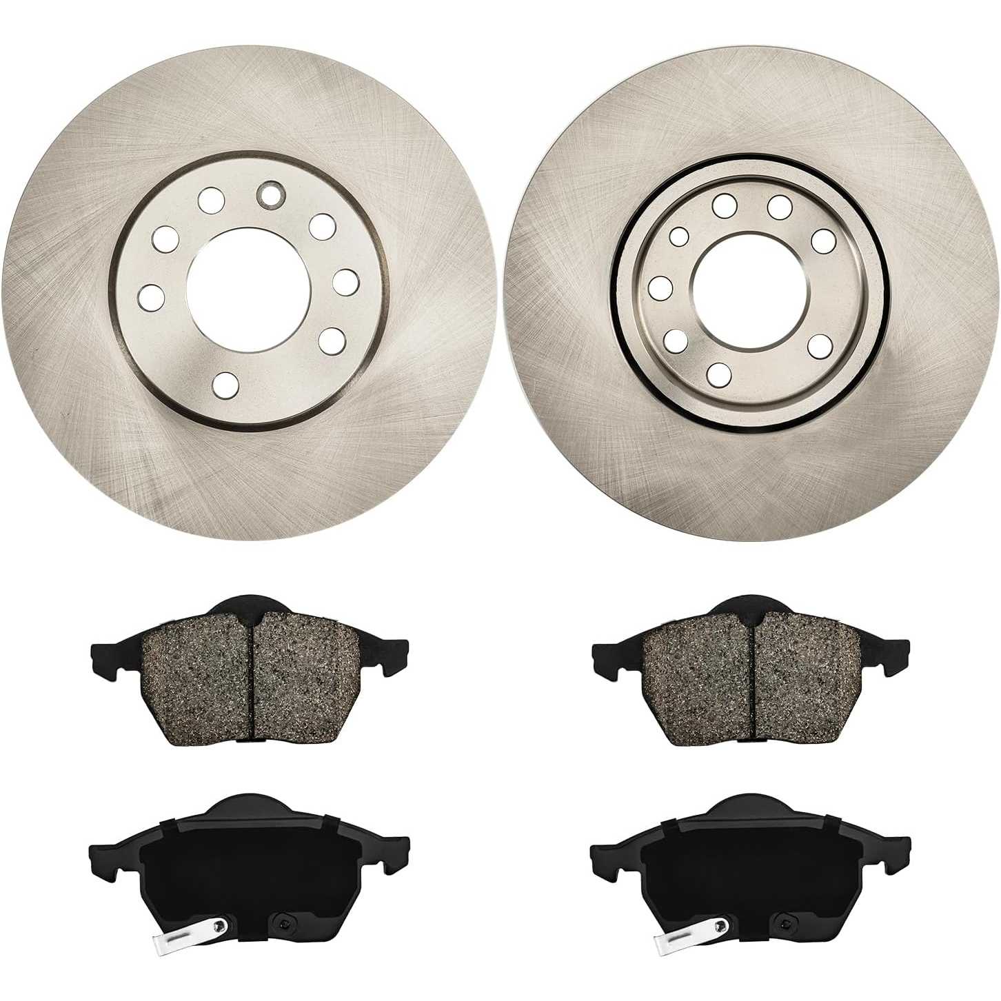 2001-2003 Saturn L200/2001-2005 Saturn L300 Front Ceramic Brake Pad & Rotor Kit 1