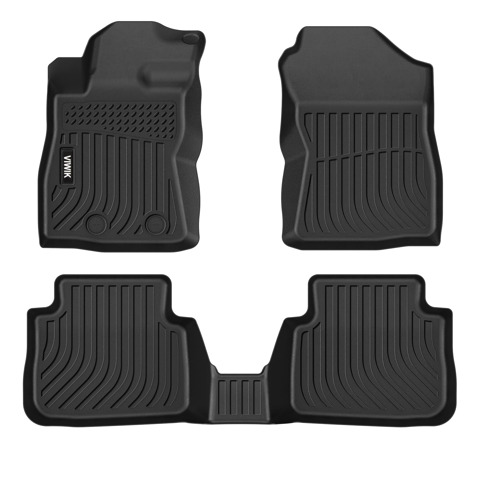 ViWiK® All Weather Custom Truck Floor Mats Best TPE Vehicle Floor Liner for 2025 Subaru Impreza SUV Automotive Front & Rear Mats 1