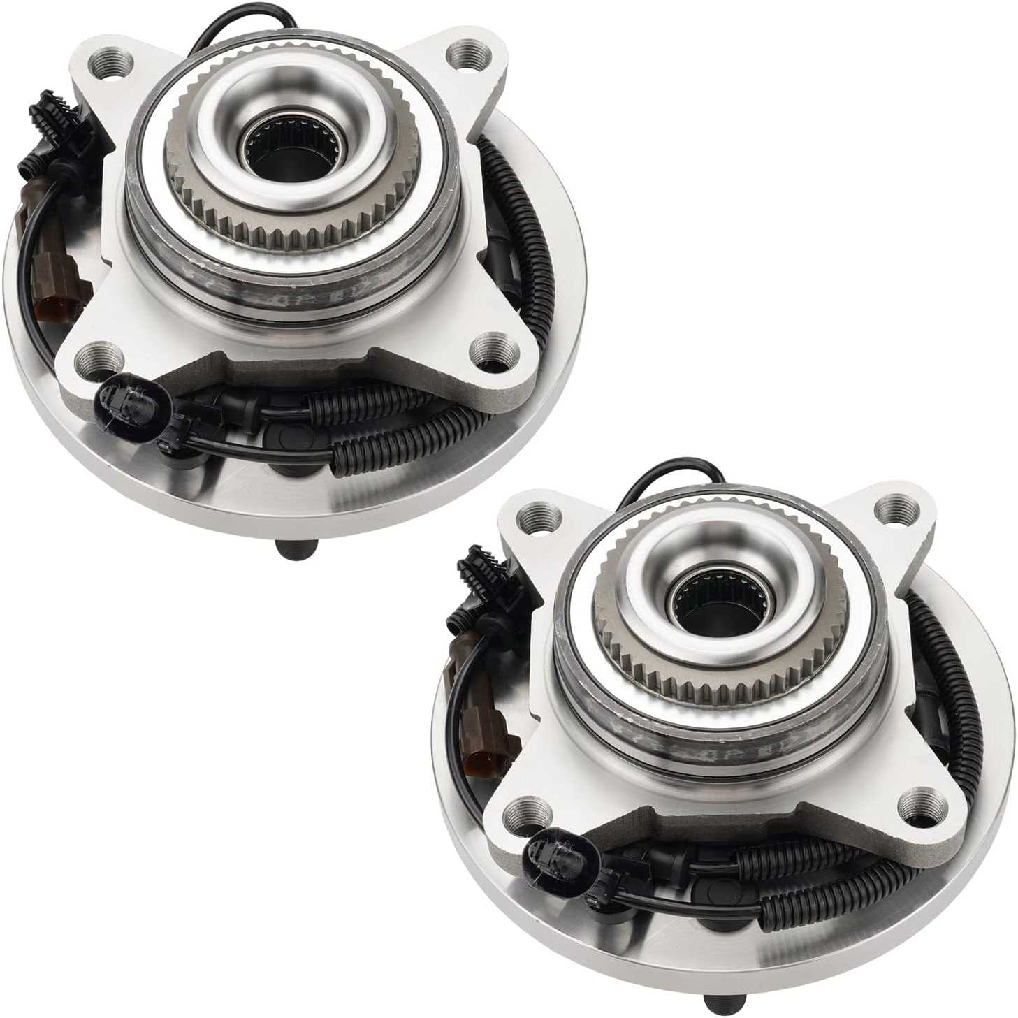 PHILTOP 515177 x2 Front Wheel Bearing Hub Assembly Compatible with 2018-2020 Ford F-150 4WD