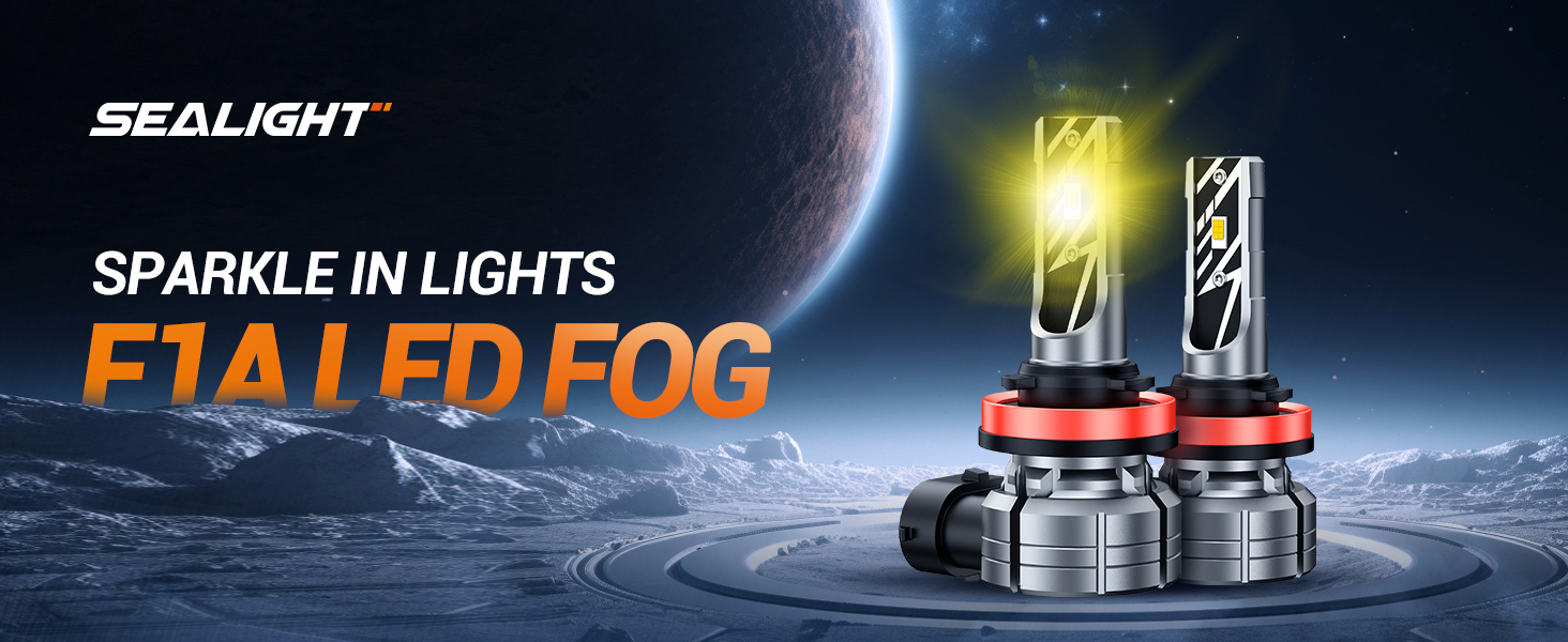 H11 YELLOW  LED Fog light