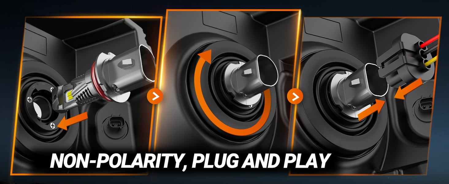 No Polarity, Plug and Play