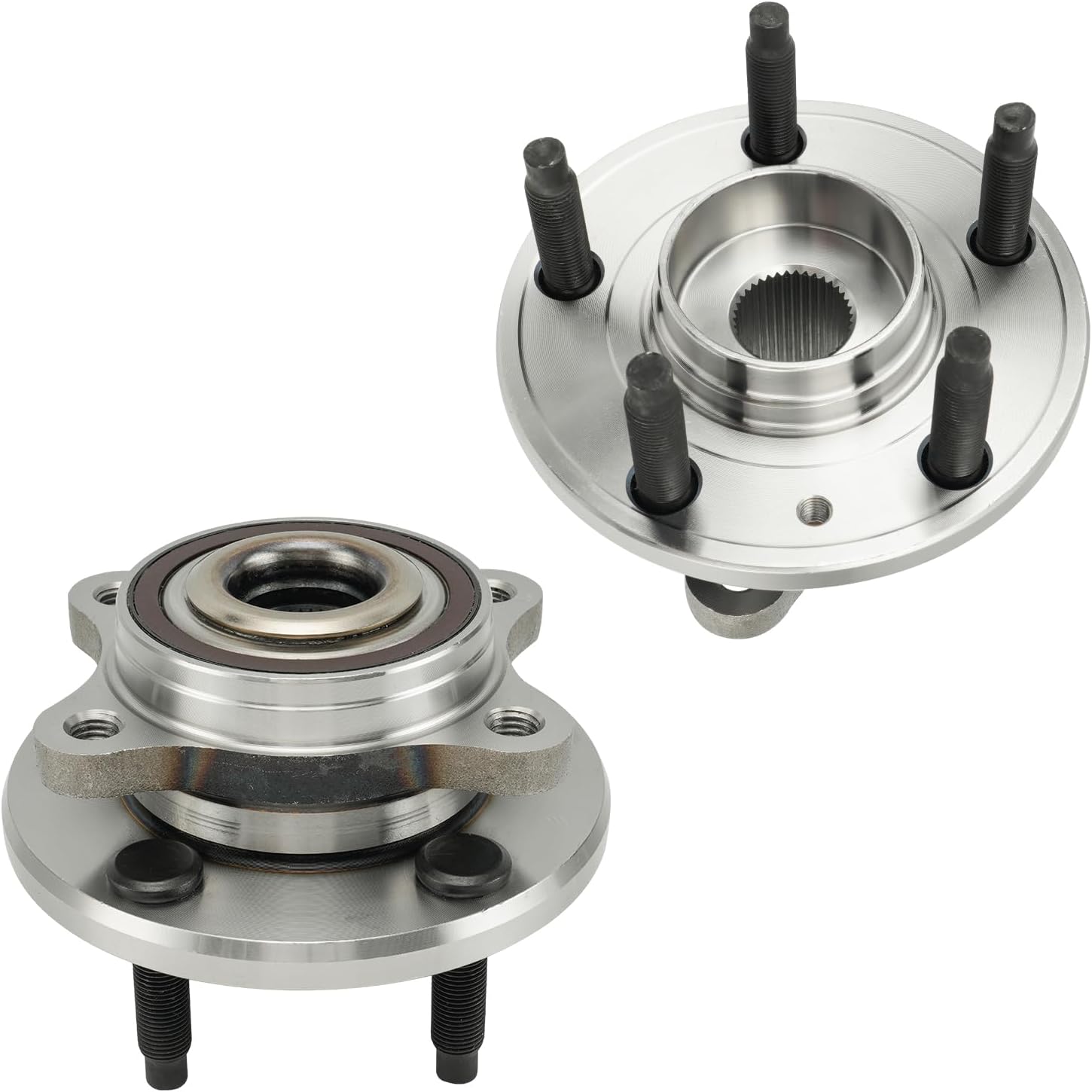 PHILTOP 513223 x2 Front Wheel Bearing Hub Assembly Compatible with 2005-2007 Five Hundred, 2008-2009 Taurus, 2005-2007 Freestyle