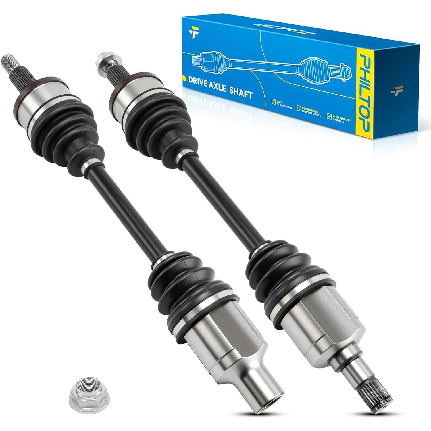 PHILTOP Front CV Axle for Dodge Charger 2007-2023, Chrysler 300 2005-2023, Dodge Challenger 2017-2023, Dodge Magnum 2005-2008, 6