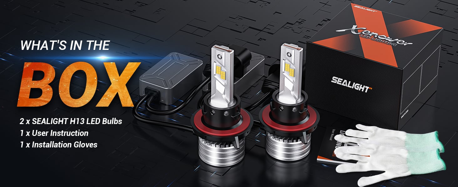 SEALIGHT X4I H13 led bulbs