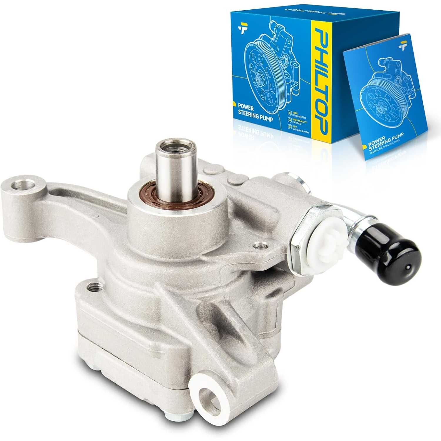 PHILTOP Power Steering Pump 962403, Fit for 2009-2017 Traverse, 2007-2016 Acadia, 2008-2017 Enclave, 2007-2010 Outlook, 2008-201