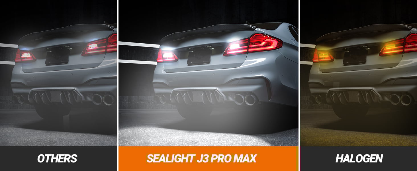 Sealight 3157 3156 LED Bulb White