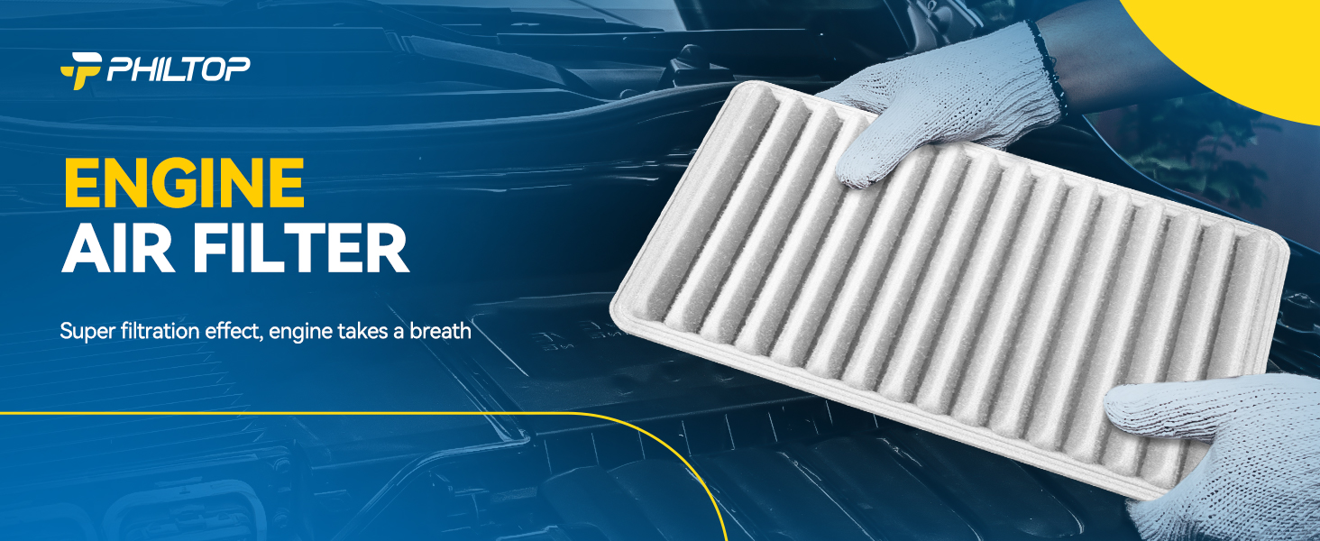Philtop engine air filter
