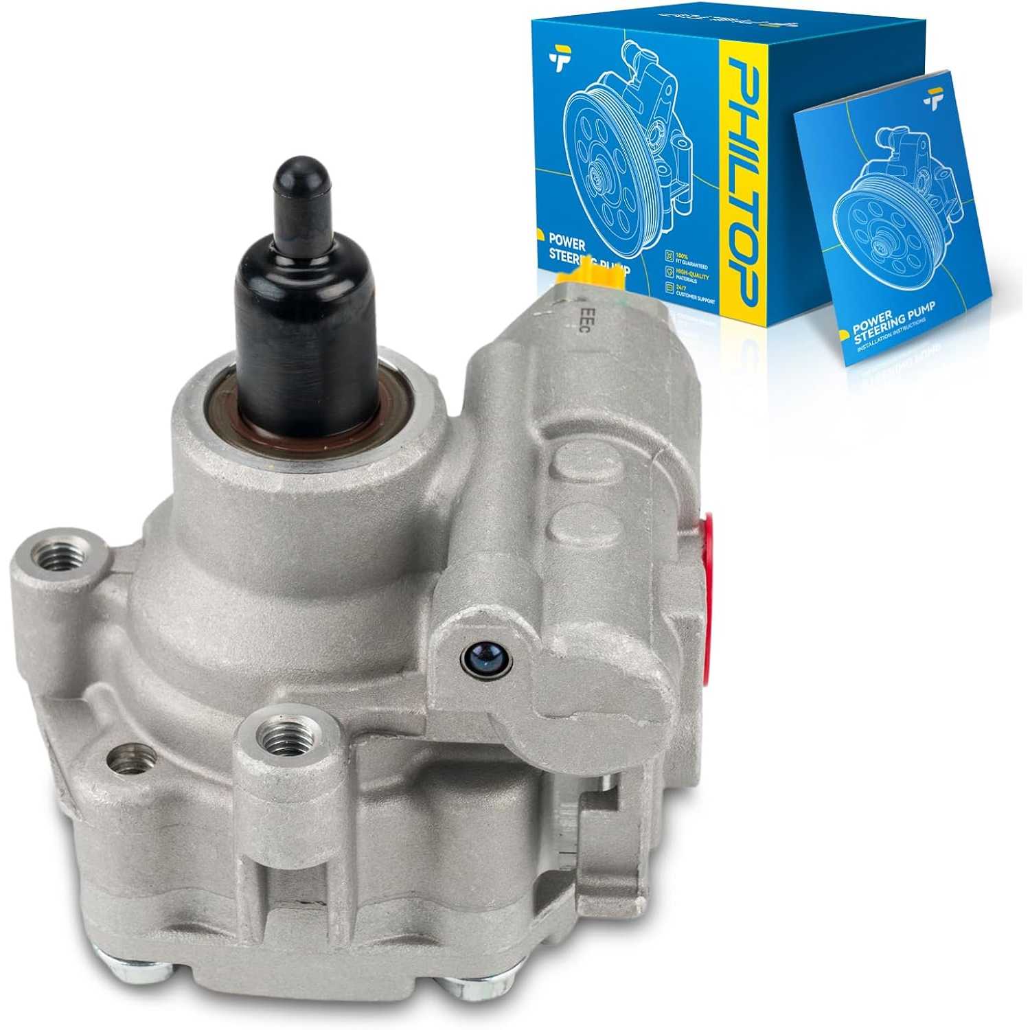 PHILTOP 21-5173 Power Steering Pump for H3 2006-2009, 3.7L, Power Asist Pump 15167589, 15235158, 25807287, 94718483, 94732038