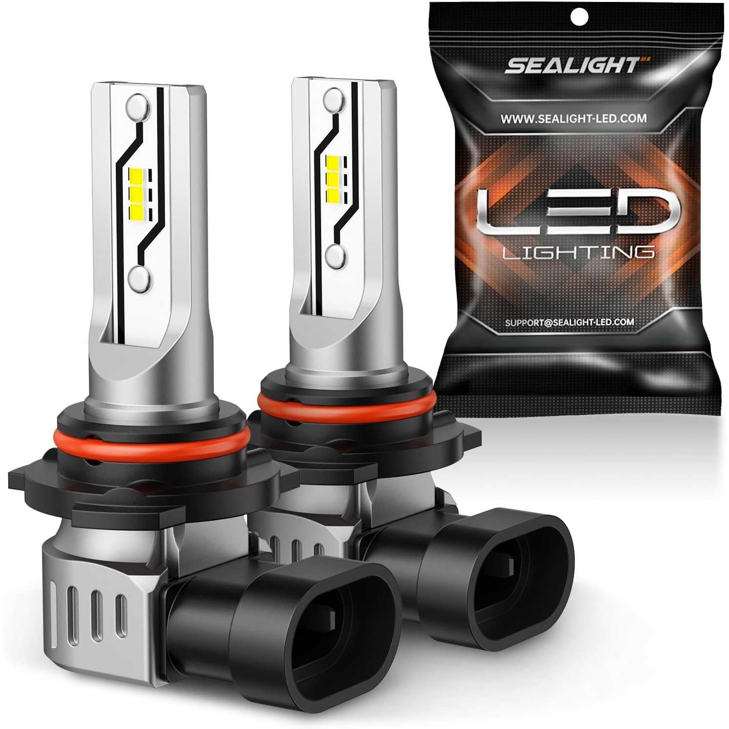 SEALIGHT® F5 9006/HB4 LED Fog Light Bulbs 6500K Cool White 30W 10000LM IP68 2PCS