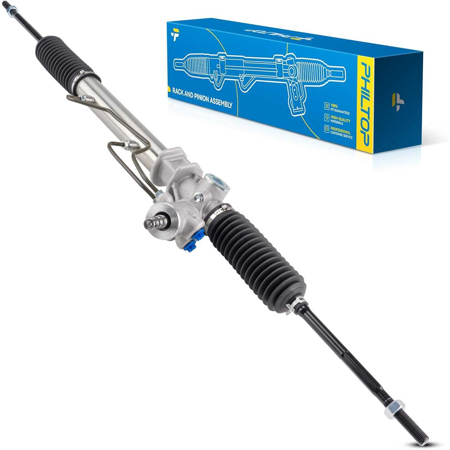 PHILTOP Power Steering Rack and Pinion Compatible with Corolla 1994-2002 Corolla Sedan 1993 1.8L Corolla Base 1993 1.6L Prizm 19