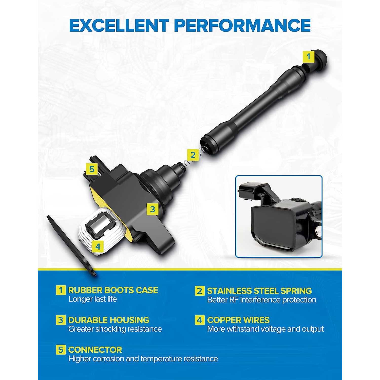 PHILTOP® Ignition Coils for 2015 INFINITI Q50 2