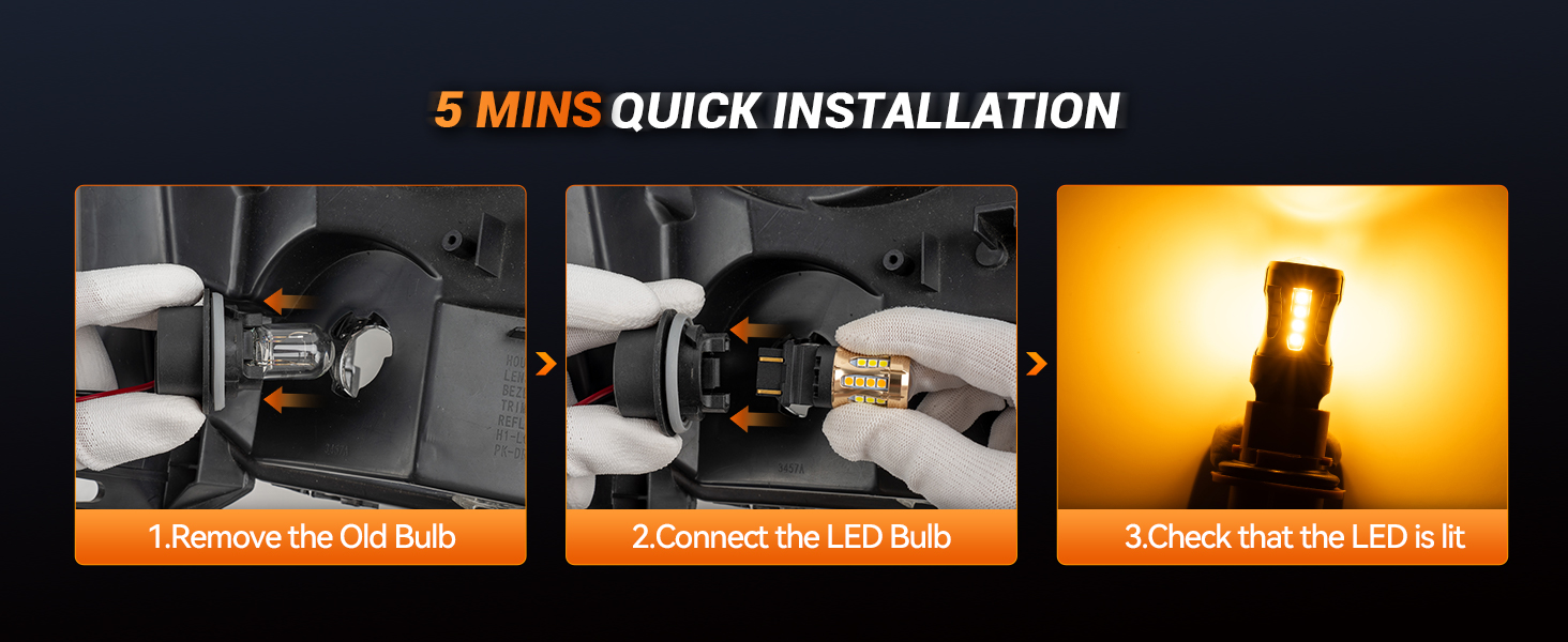 3157 switchback led automotive light bulbs