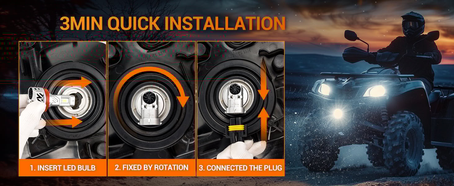 led headlight bulbs high and low beam