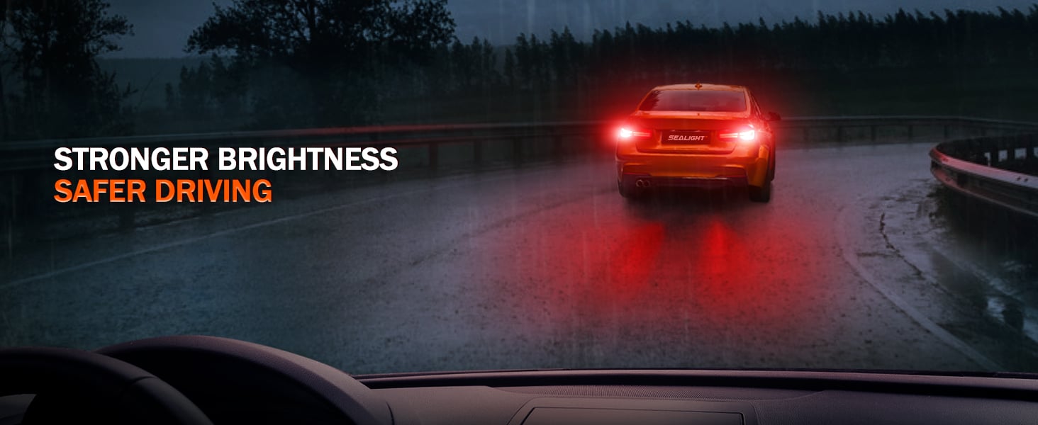 sealight 3157 3156 3057 led bulb red barke bulb