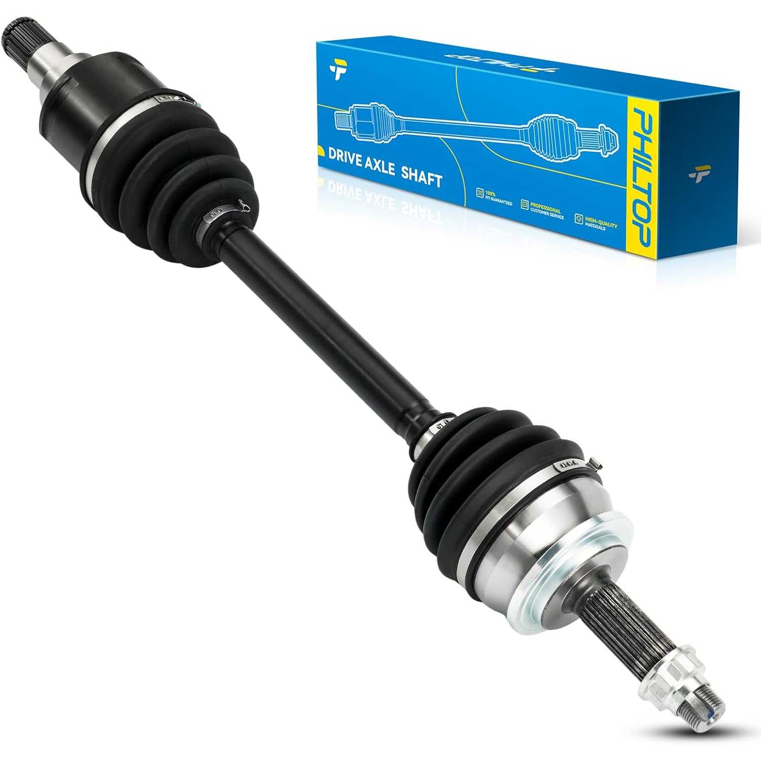 PHILTOP Front Left CV Axle for Toyota RAV4 2007-2008 2010-2012, 665297 CV Axle Shaft 1 PCS