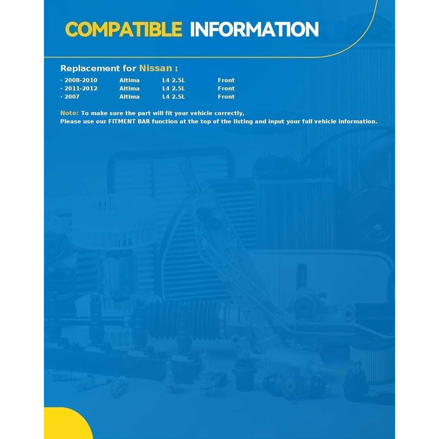 PHILTOP 513294 Front Wheel Bearing & Hub Assembly Compatible with 2007 ...