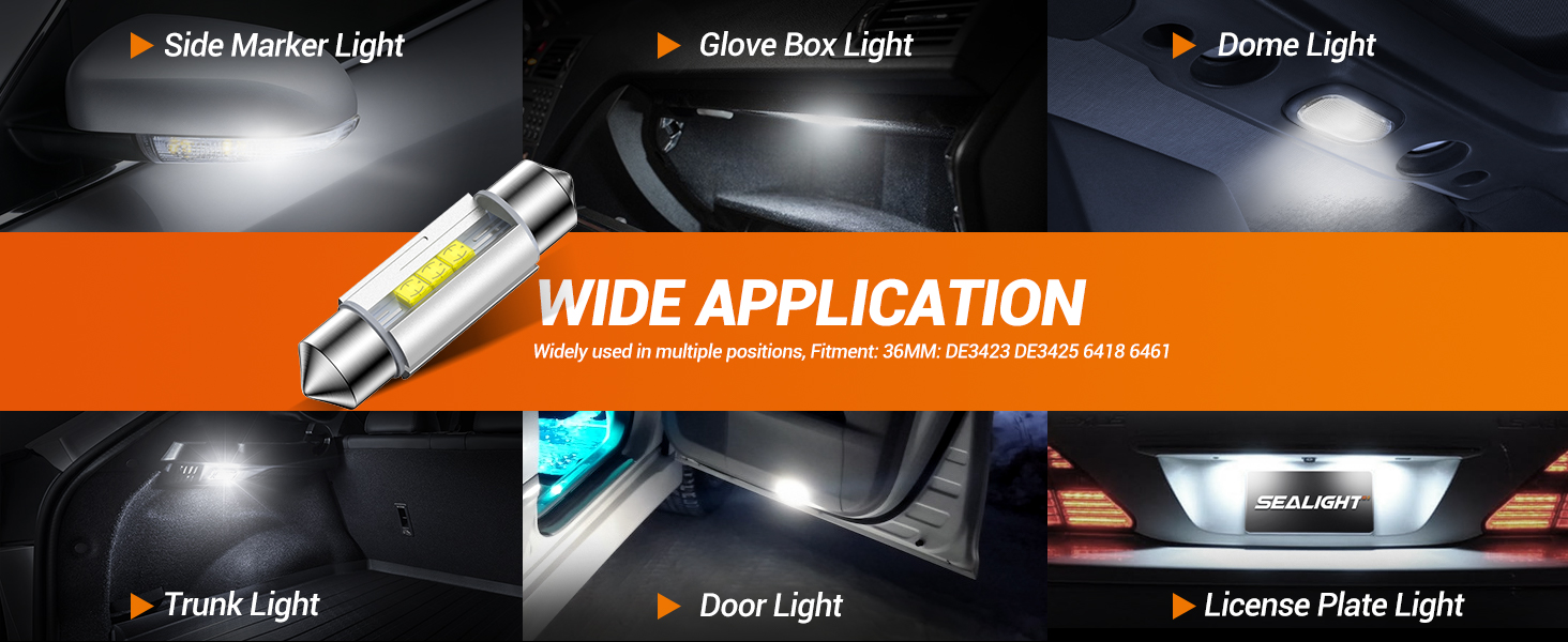 dome light bulb license plate light bulb car interior light bulb door light led light map light bulb