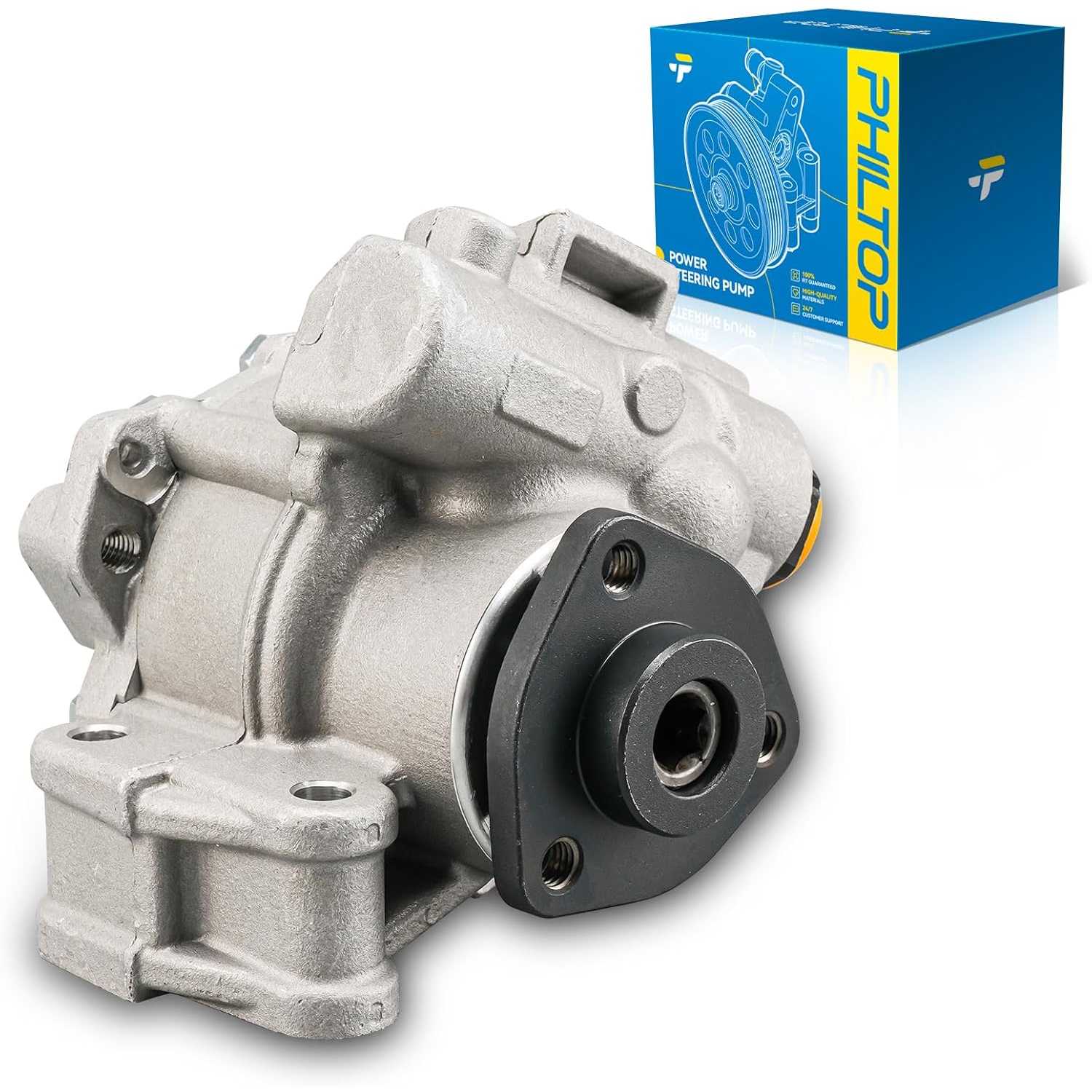 PHILTOP Power Steering Pump 201010, Fit for 2003-2006 Sprinter 2500, 2003-2006 Sprinter 3500, 2002-2006 Sprinter 2500, 2002-2006