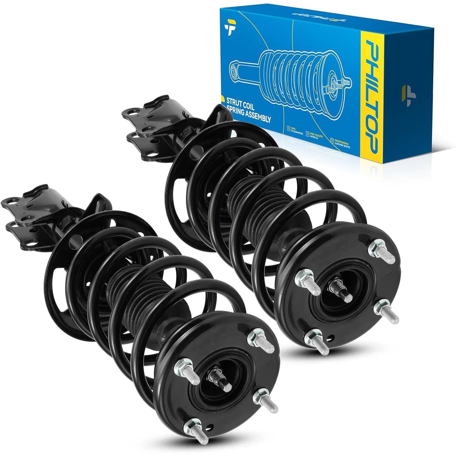 PHILTOP Shock Absorbers Front Right&Front Left Automotive Replacement Shocks Compatible with Flex 2013-2019,MKT 2013-2019